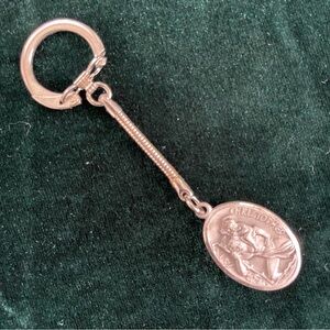 Vintage Saint Christopher Keychain
